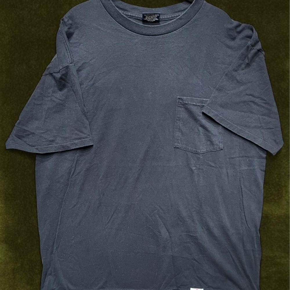 Dickies Black Pocket T-Shirt Heavyweight XL Modern Fit